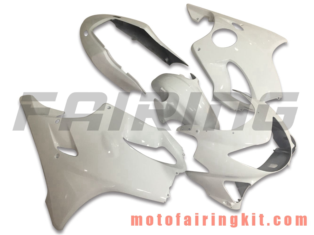 Fairing Kits Fit for CBR600F4 1999 2000 CBR600 F4 99 00 Plastic ABS Injection Mold Complete Motorcycle Body Aftermarket Bodywork Frame (White) B031