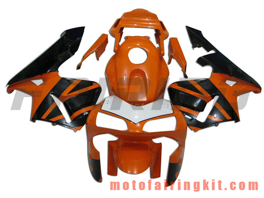 Fairing Kits Fit for CBR600RR 2003 2004 CBR600 RR 03 04 Plastic ABS Injection Mold Complete Motorcycle Body Aftermarket Bodywork Frame (Orange & Black) B003