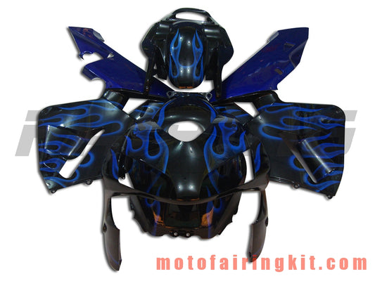 Kits de carenado aptos para CBR600RR 2003 2004 CBR600 RR 03 04 Molde de inyección de plástico ABS Carrocería completa para motocicleta Carrocería del mercado de accesorios Marco (azul y negro) B009