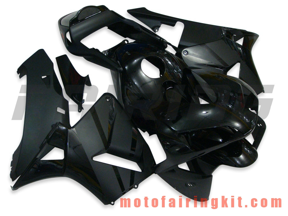 Kits de carenado aptos para CBR600RR 2003 2004 CBR600 RR 03 04 Molde de inyección de plástico ABS Carrocería completa para motocicleta Carrocería del mercado de accesorios Marco (negro) B018