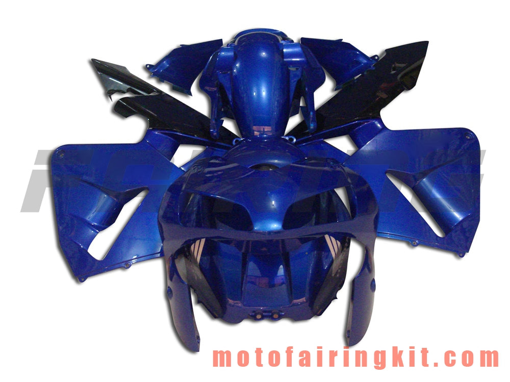 Kits de carenado aptos para CBR600RR 2003 2004 CBR600 RR 03 04 Molde de inyección de plástico ABS Carrocería completa para motocicleta Marco de carrocería de posventa (azul y negro) B024