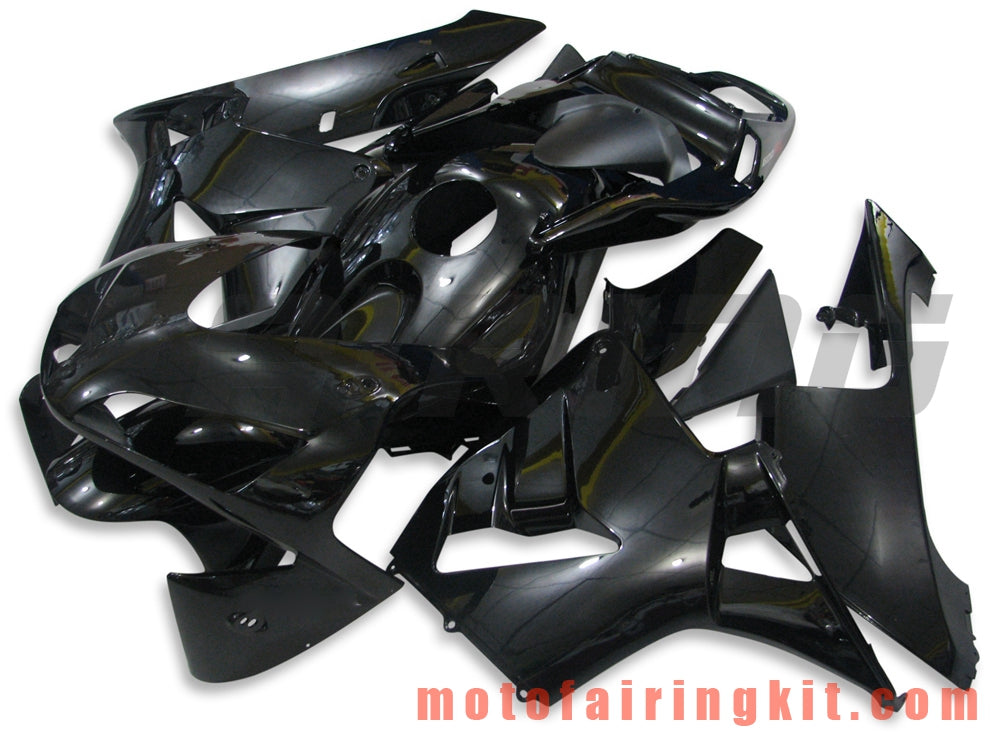 Kits de carenado aptos para CBR600RR 2003 2004 CBR600 RR 03 04 Molde de inyección de plástico ABS Carrocería completa para motocicleta Carrocería del mercado de accesorios Marco (negro) B028