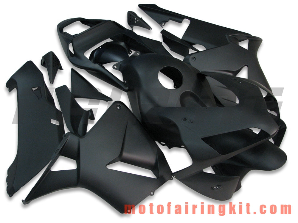 Kits de carenado aptos para CBR600RR 2003 2004 CBR600 RR 03 04 Molde de inyección de plástico ABS Carrocería completa para motocicleta Carrocería del mercado de accesorios Marco (negro) B035