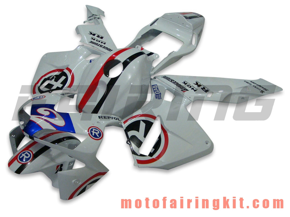 Fairing Kits Fit for CBR600RR 2003 2004 CBR600 RR 03 04 Plastic ABS Injection Mold Complete Motorcycle Body Aftermarket Bodywork Frame (White) B041