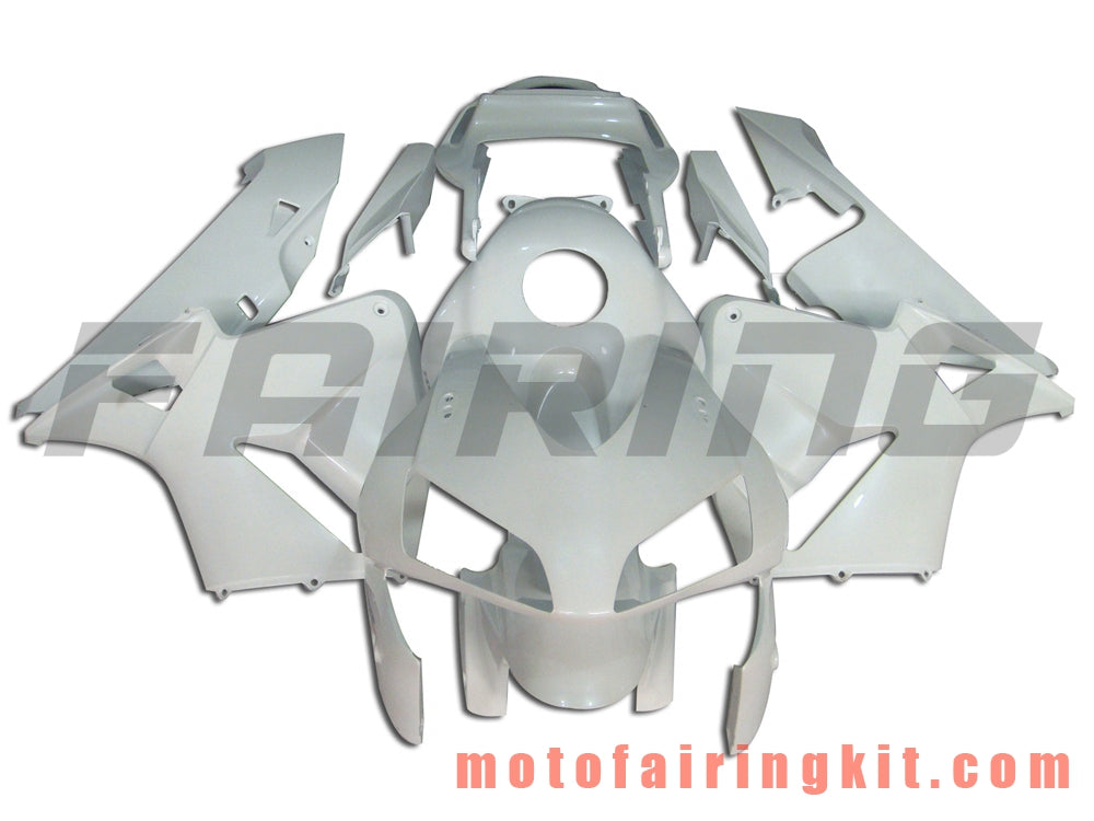 Fairing Kits Fit for CBR600RR 2003 2004 CBR600 RR 03 04 Plastic ABS Injection Mold Complete Motorcycle Body Aftermarket Bodywork Frame (White) B043