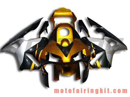 Kits de carenado aptos para CBR600RR 2003 2004 CBR600 RR 03 04 Molde de inyección de plástico ABS Carrocería completa para motocicleta Carrocería del mercado de accesorios Marco (amarillo y negro) B046