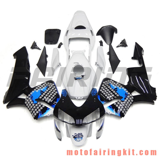 Kits de carenado aptos para CBR600RR 2003 2004 CBR600 RR 03 04 Molde de inyección de plástico ABS Carrocería completa para motocicleta Carrocería del mercado de accesorios Marco (blanco y negro) B072