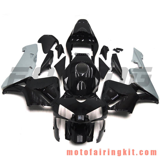 Kits de carenado aptos para CBR600RR 2003 2004 CBR600 RR 03 04 Molde de inyección de plástico ABS Carrocería completa para motocicleta Carrocería del mercado de accesorios Marco (negro y plateado) B079