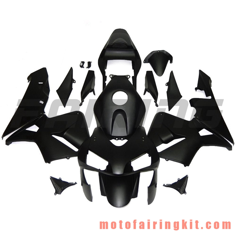 Kits de carenado aptos para CBR600RR 2003 2004 CBR600 RR 03 04 Molde de inyección de plástico ABS Carrocería completa para motocicleta Carrocería del mercado de accesorios Marco (negro) B080