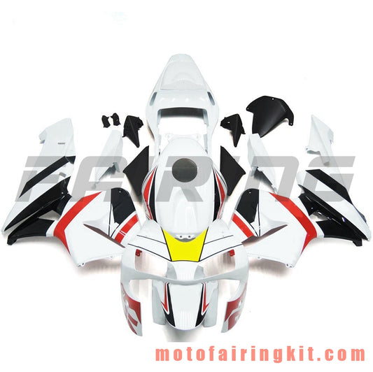 Kits de carenado aptos para CBR600RR 2003 2004 CBR600 RR 03 04 Molde de inyección de plástico ABS Carrocería completa para motocicleta Marco de carrocería de posventa (blanco y negro) B090