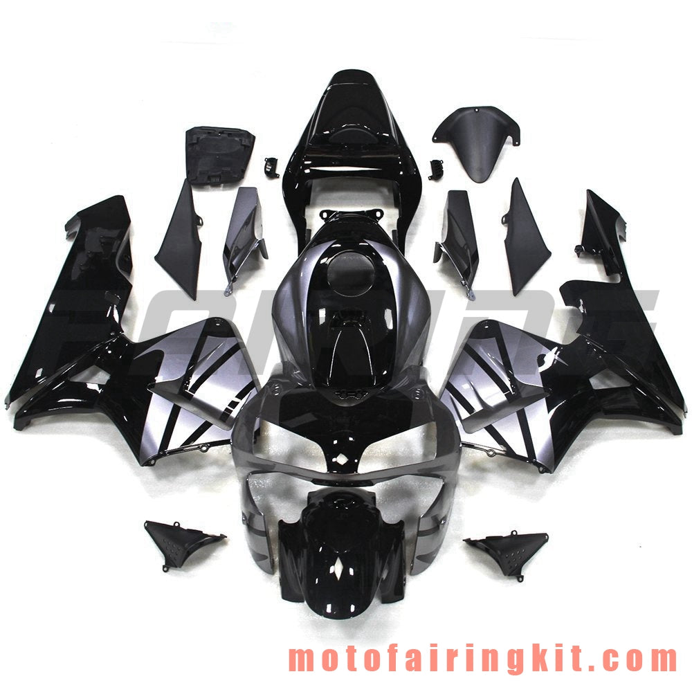 Fairing Kits Fit for CBR600RR 2003 2004 CBR600 RR 03 04 Plastic ABS Injection Mold Complete Motorcycle Body Aftermarket Bodywork Frame (Black) B102