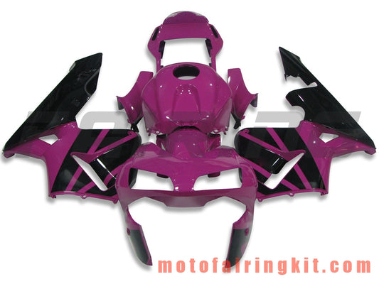 Fairing Kits Fit for CBR600RR 2003 2004 CBR600 RR 03 04 Plastic ABS Injection Mold Complete Motorcycle Body Aftermarket Bodywork Frame (Pink & Black) B117