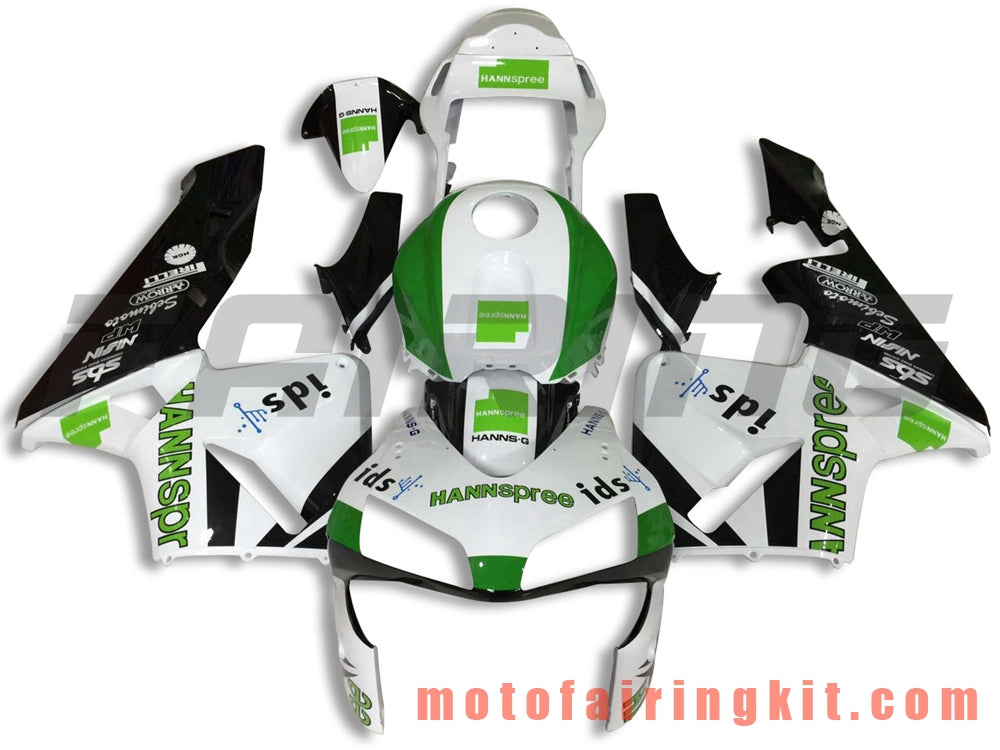 Fairing Kits Fit for CBR600RR 2003 2004 CBR600 RR 03 04 Plastic ABS Injection Mold Complete Motorcycle Body Aftermarket Bodywork Frame (White & Black) B120