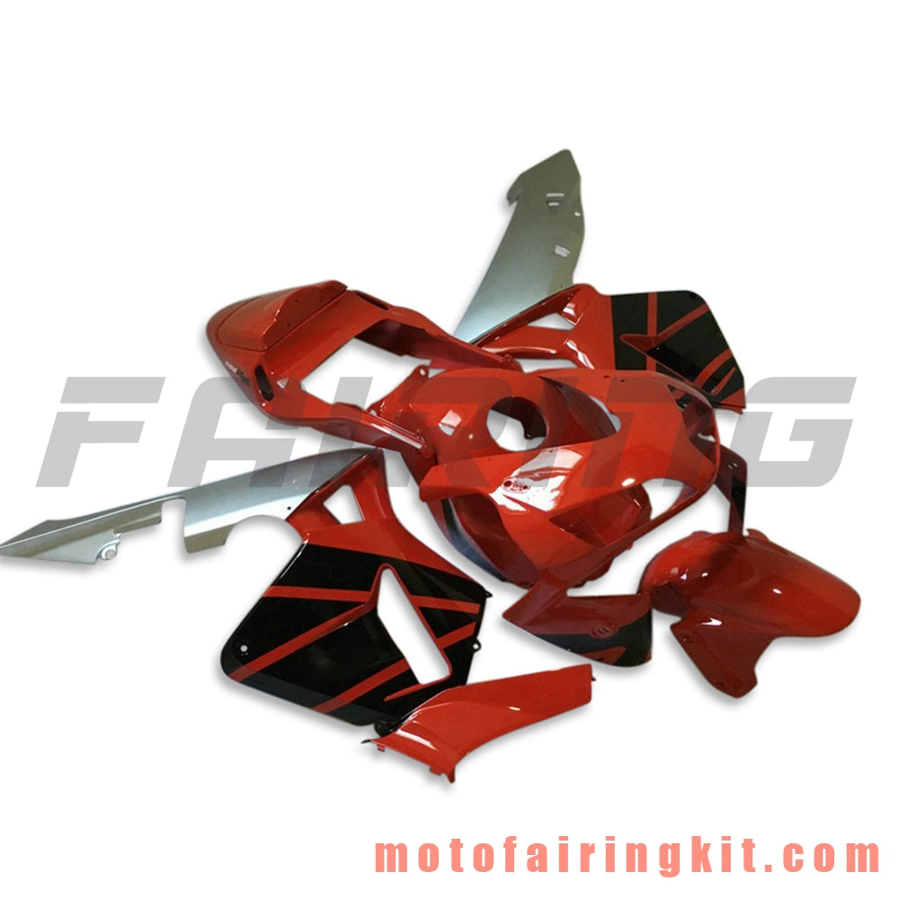 Fairing Kits Fit for CBR600RR 2003 2004 CBR600 RR 03 04 Plastic ABS Injection Mold Complete Motorcycle Body Aftermarket Bodywork Frame (Red & Black) B131