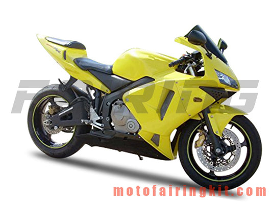 Fairing Kits Fit for CBR600RR 2003 2004 CBR600 RR 03 04 Plastic ABS Injection Mold Complete Motorcycle Body Aftermarket Bodywork Frame (Yellow & Black) B140