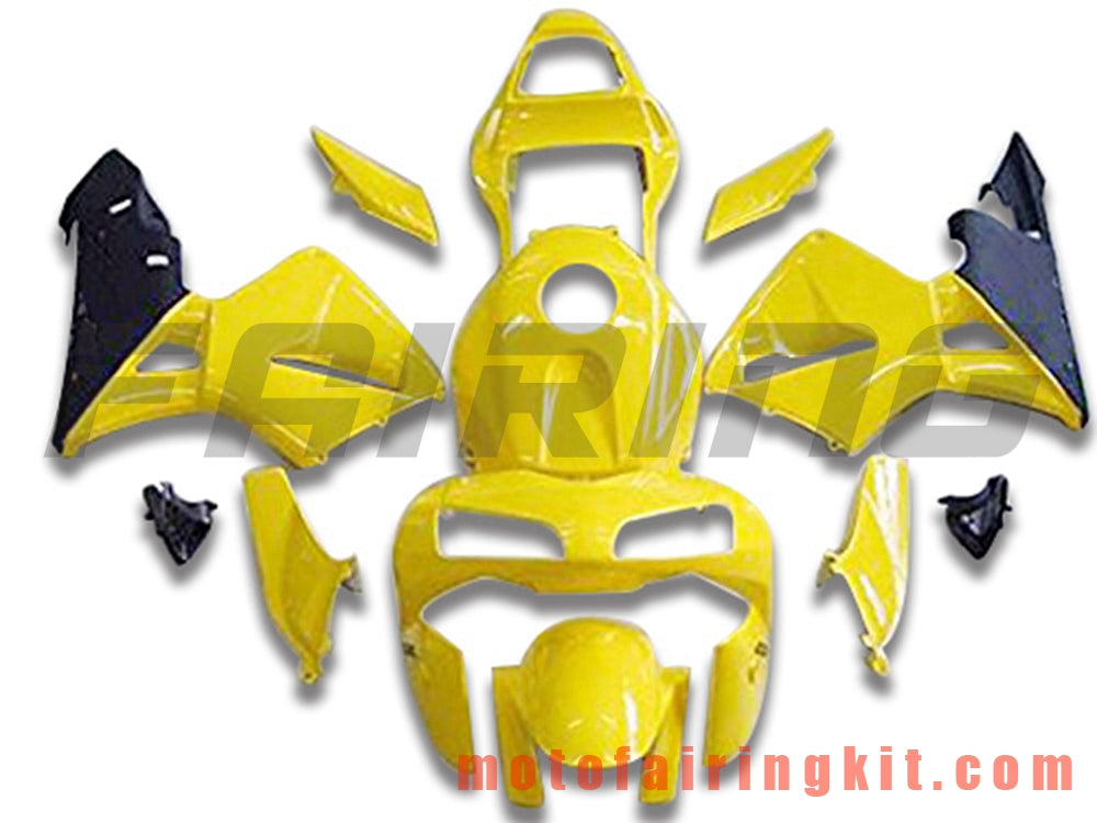 Fairing Kits Fit for CBR600RR 2003 2004 CBR600 RR 03 04 Plastic ABS Injection Mold Complete Motorcycle Body Aftermarket Bodywork Frame (Yellow & Black) B140