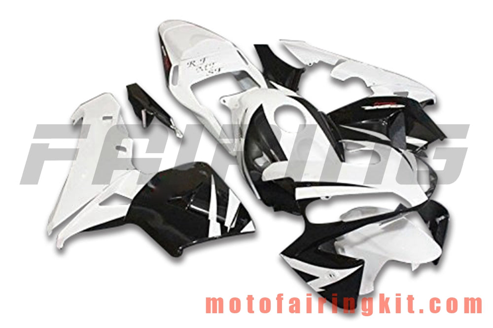 Fairing Kits Fit for CBR600RR 2003 2004 CBR600 RR 03 04 Plastic ABS Injection Mold Complete Motorcycle Body Aftermarket Bodywork Frame (White & Black) B143