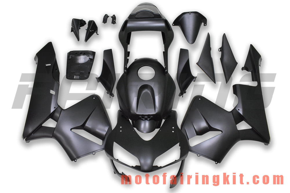 Kits de carenado aptos para CBR600RR 2003 2004 CBR600 RR 03 04 Molde de inyección de plástico ABS Carrocería completa para motocicleta Carrocería del mercado de accesorios Marco (negro) B148