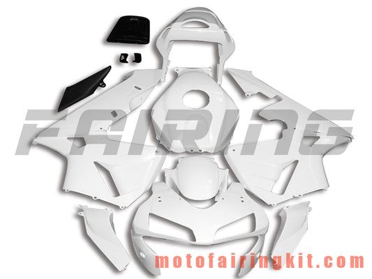 Fairing Kits Fit for CBR600RR 2003 2004 CBR600 RR 03 04 Plastic ABS Injection Mold Complete Motorcycle Body Aftermarket Bodywork Frame (Unpainted) BBB1