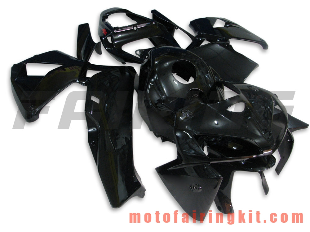 Kits de carenado aptos para CBR600RR 2005 2006 CBR600 RR 05 06 Molde de inyección de plástico ABS Carrocería completa para motocicleta Marco de carrocería de posventa (negro) B003