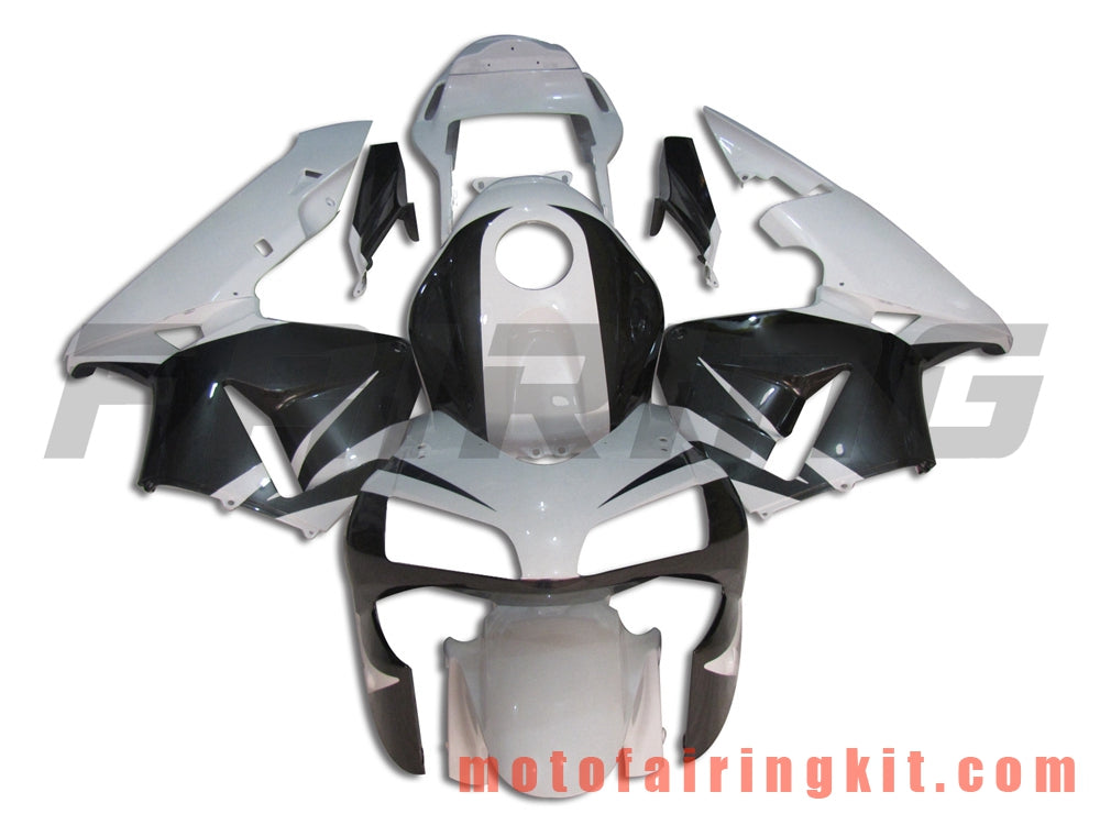 Fairing Kits Fit for CBR600RR 2005 2006 CBR600 RR 05 06 Plastic ABS Injection Mold Complete Motorcycle Body Aftermarket Bodywork Frame (White & Black) B018