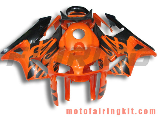 Kits de carenado aptos para CBR600RR 2005 2006 CBR600 RR 05 06 Molde de inyección de plástico ABS Carrocería completa para motocicleta Carrocería del mercado de accesorios Marco (naranja y negro) B026