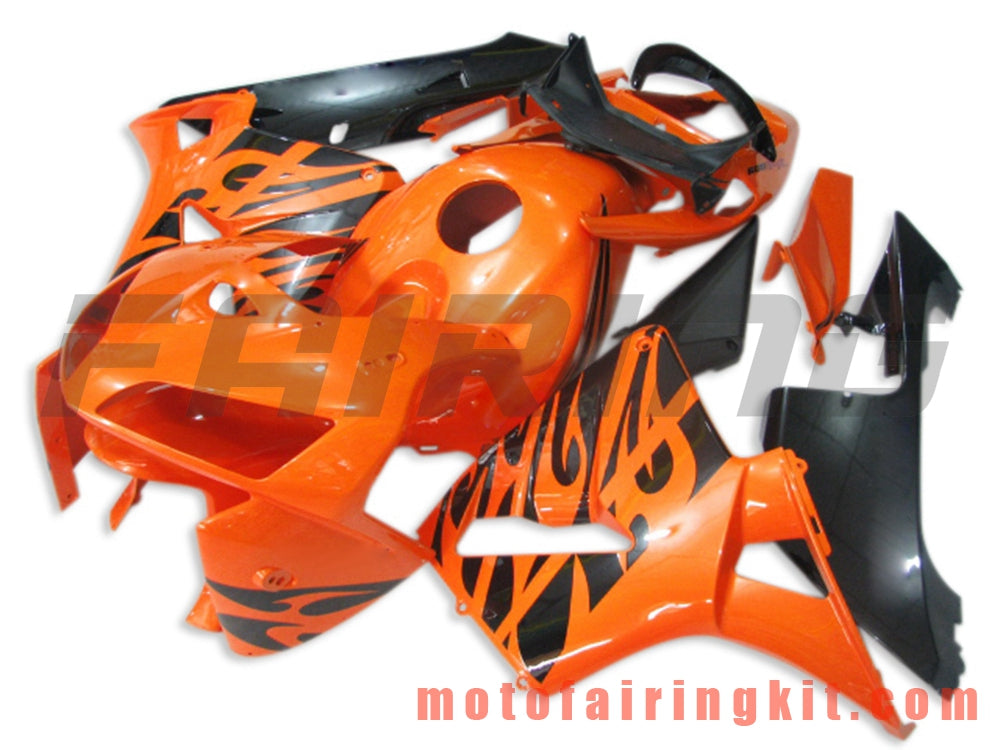 Fairing Kits Fit for CBR600RR 2005 2006 CBR600 RR 05 06 Plastic ABS Injection Mold Complete Motorcycle Body Aftermarket Bodywork Frame (Orange & Black) B026