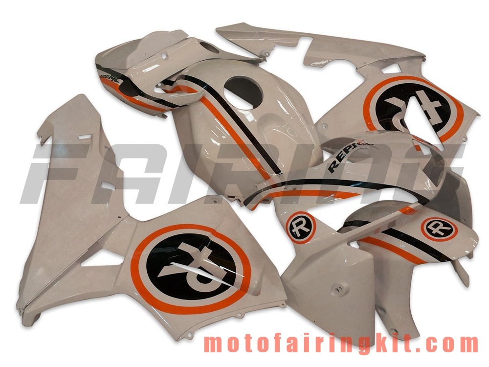 Fairing Kits Fit for CBR600RR 2005 2006 CBR600 RR 05 06 Plastic ABS Injection Mold Complete Motorcycle Body Aftermarket Bodywork Frame (White) B029