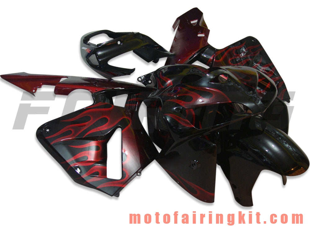 Fairing Kits Fit for CBR600RR 2005 2006 CBR600 RR 05 06 Plastic ABS Injection Mold Complete Motorcycle Body Aftermarket Bodywork Frame (Red & Black) B039