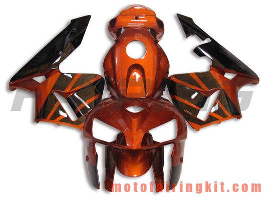 Fairing Kits Fit for CBR600RR 2005 2006 CBR600 RR 05 06 Plastic ABS Injection Mold Complete Motorcycle Body Aftermarket Bodywork Frame (Orange & Black) B045