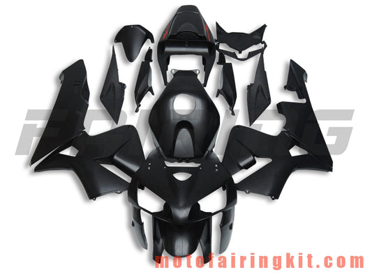 Kits de carenado aptos para CBR600RR 2005 2006 CBR600 RR 05 06 Molde de inyección de plástico ABS Carrocería completa para motocicleta Carrocería del mercado de accesorios Marco (negro) B055