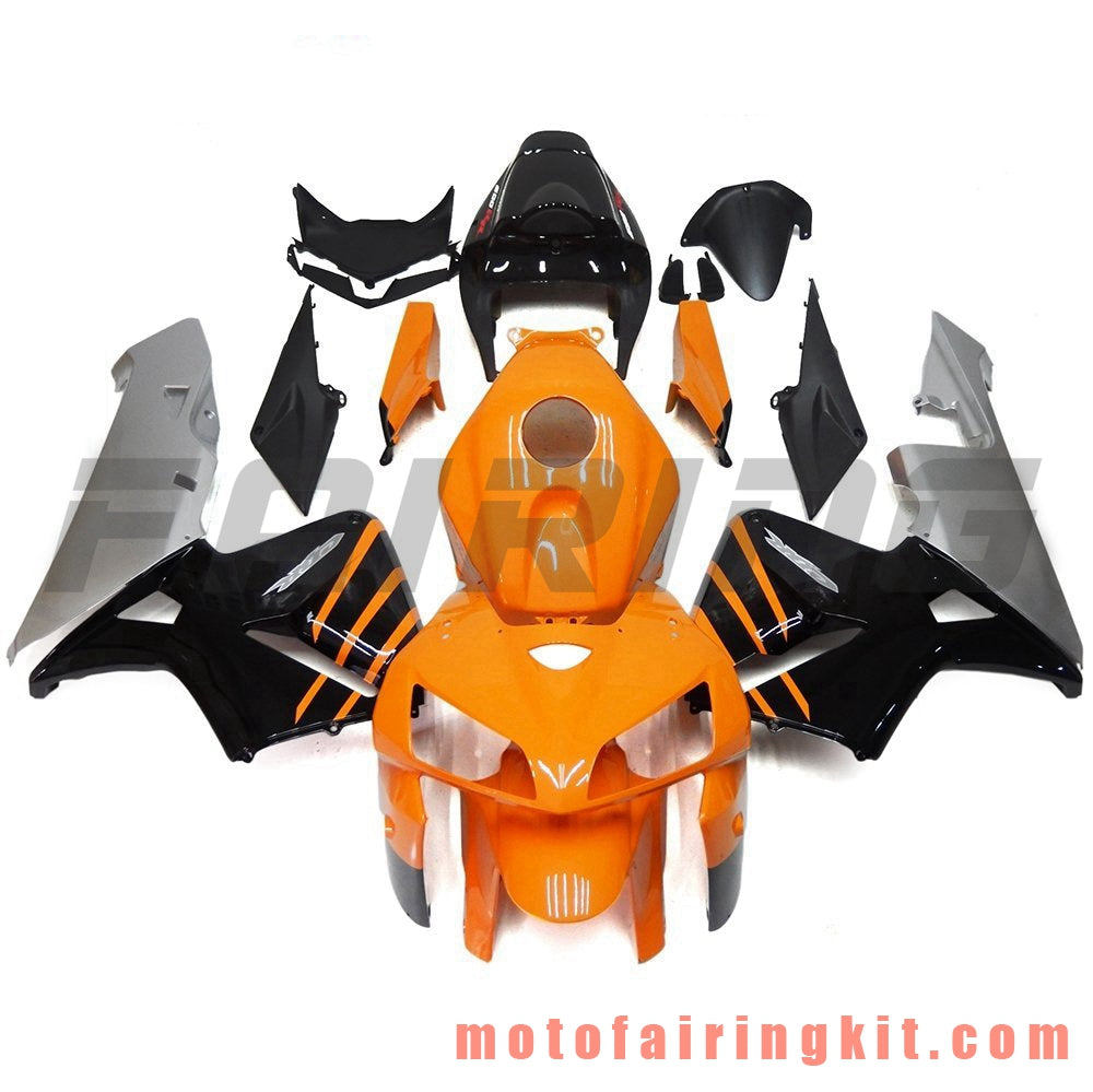 Kits de carenado aptos para CBR600RR 2005 2006 CBR600 RR 05 06 Molde de inyección de plástico ABS Carrocería completa para motocicleta Carrocería del mercado de accesorios Marco (amarillo y negro) B072