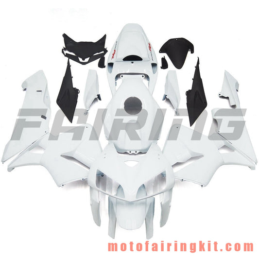 Fairing Kits Fit for CBR600RR 2005 2006 CBR600 RR 05 06 Plastic ABS Injection Mold Complete Motorcycle Body Aftermarket Bodywork Frame (White) B077