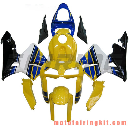 Fairing Kits Fit for CBR600RR 2005 2006 CBR600 RR 05 06 Plastic ABS Injection Mold Complete Motorcycle Body Aftermarket Bodywork Frame (Yellow & White) B090