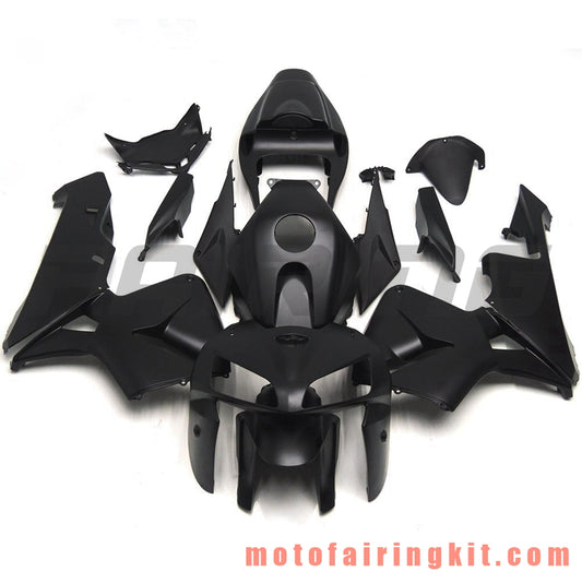 Kits de carenado aptos para CBR600RR 2005 2006 CBR600 RR 05 06 Molde de inyección de plástico ABS Carrocería completa para motocicleta Carrocería del mercado de accesorios Marco (negro) B098