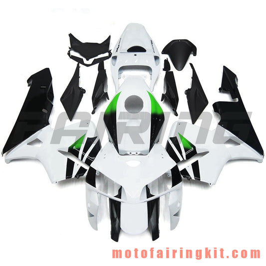 Fairing Kits Fit for CBR600RR 2005 2006 CBR600 RR 05 06 Plastic ABS Injection Mold Complete Motorcycle Body Aftermarket Bodywork Frame (White & Black) B107