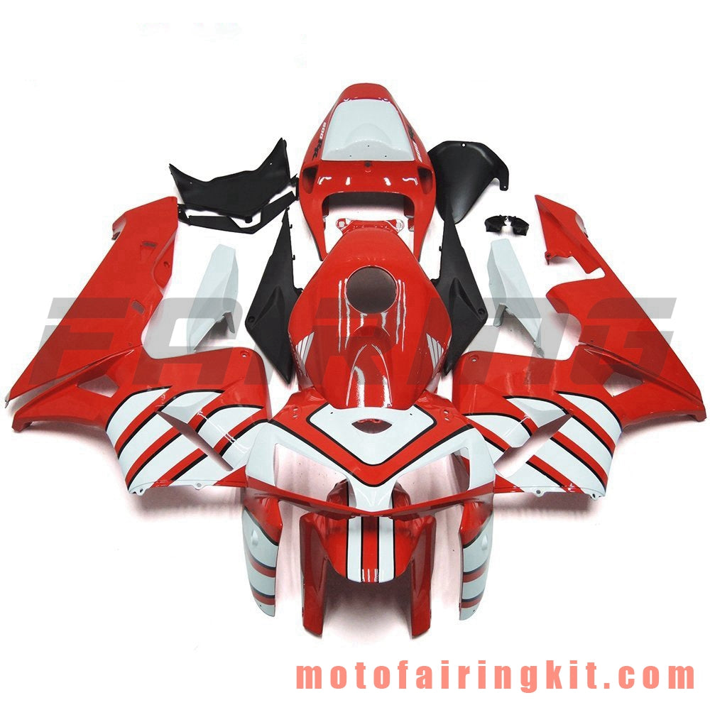 Kits de carenado aptos para CBR600RR 2005 2006 CBR600 RR 05 06 Molde de inyección de plástico ABS Carrocería completa para motocicleta Carrocería del mercado de accesorios Marco (rojo y negro) B110