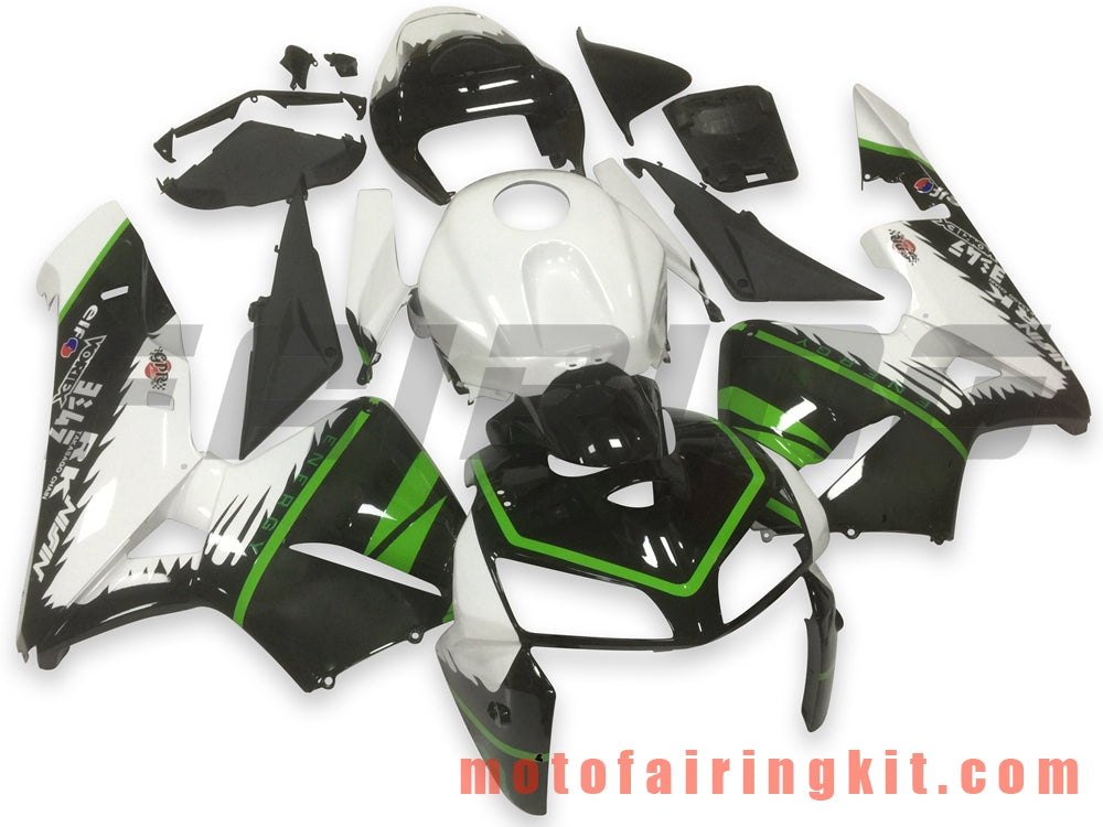 Fairing Kits Fit for CBR600RR 2005 2006 CBR600 RR 05 06 Plastic ABS Injection Mold Complete Motorcycle Body Aftermarket Bodywork Frame (White & Black) B123