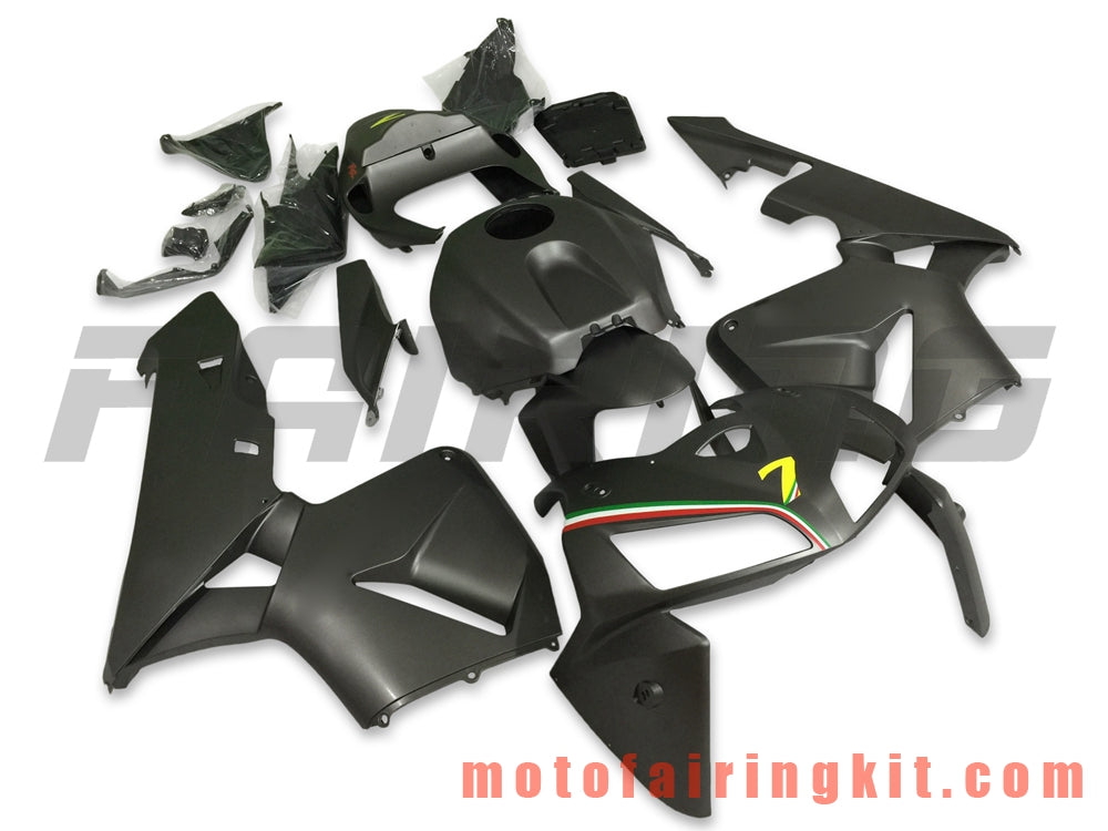 Fairing Kits Fit for CBR600RR 2005 2006 CBR600 RR 05 06 Plastic ABS Injection Mold Complete Motorcycle Body Aftermarket Bodywork Frame (Black) B135