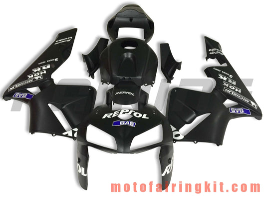 Kits de carenado aptos para CBR600RR 2005 2006 CBR600 RR 05 06 Molde de inyección de plástico ABS Carrocería completa para motocicleta Carrocería del mercado de accesorios Marco (negro) B137