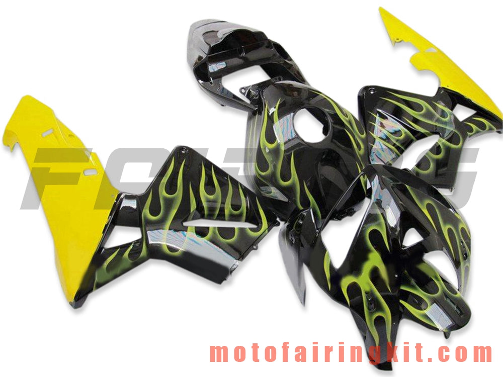 Fairing Kits Fit for CBR600RR 2005 2006 CBR600 RR 05 06 Plastic ABS Injection Mold Complete Motorcycle Body Aftermarket Bodywork Frame (Black & Yellow) B148