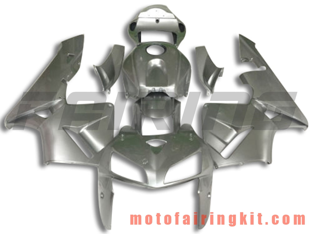 Fairing Kits Fit for CBR600RR 2005 2006 CBR600 RR 05 06 Plastic ABS Injection Mold Complete Motorcycle Body Aftermarket Bodywork Frame (Silver) B150