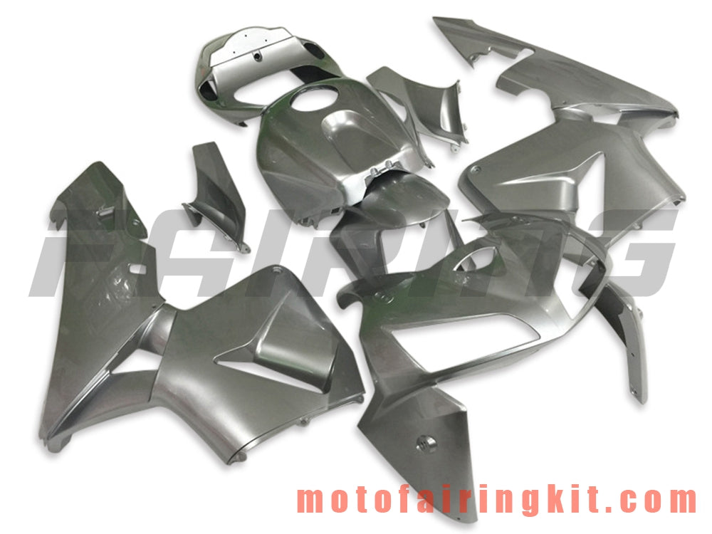 Fairing Kits Fit for CBR600RR 2005 2006 CBR600 RR 05 06 Plastic ABS Injection Mold Complete Motorcycle Body Aftermarket Bodywork Frame (Silver) B150