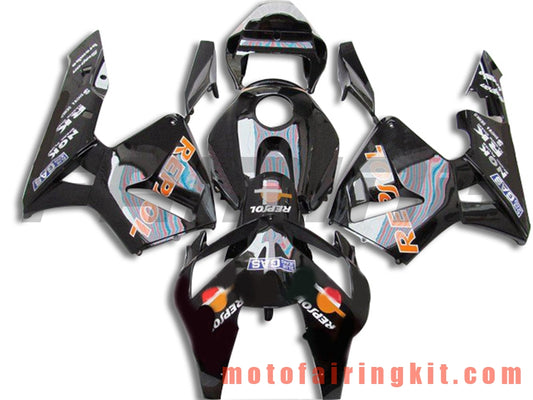 Kits de carenado aptos para CBR600RR 2005 2006 CBR600 RR 05 06 Molde de inyección de plástico ABS Carrocería completa para motocicleta Carrocería del mercado de accesorios Marco (negro) B151