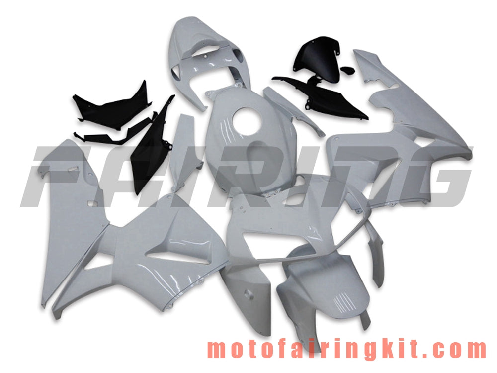 Fairing Kits Fit for CBR600RR 2005 2006 CBR600 RR 05 06 Plastic ABS Injection Mold Complete Motorcycle Body Aftermarket Bodywork Frame (White) B153