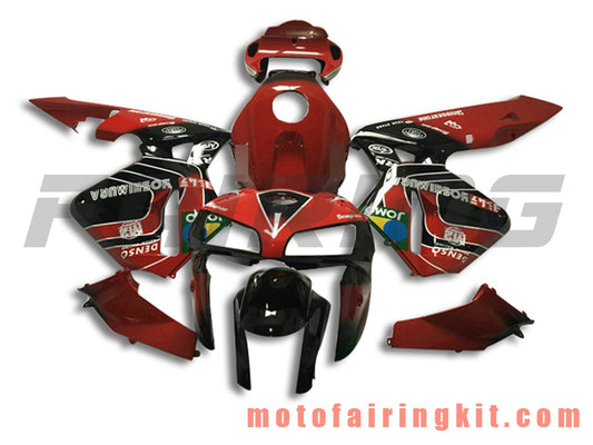 Fairing Kits Fit for CBR600RR 2005 2006 CBR600 RR 05 06 Plastic ABS Injection Mold Complete Motorcycle Body Aftermarket Bodywork Frame (Red & Black) B154