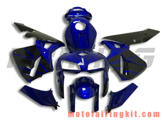 Fairing Kits Fit for CBR600RR 2005 2006 CBR600 RR 05 06 Plastic ABS Injection Mold Complete Motorcycle Body Aftermarket Bodywork Frame (Blue & Black) B155