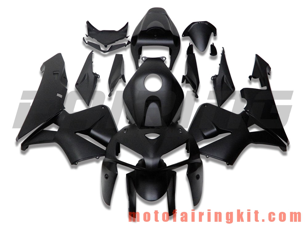 Kits de carenado aptos para CBR600RR 2005 2006 CBR600 RR 05 06 Molde de inyección de plástico ABS Carrocería completa para motocicleta Carrocería del mercado de accesorios Marco (negro) B162