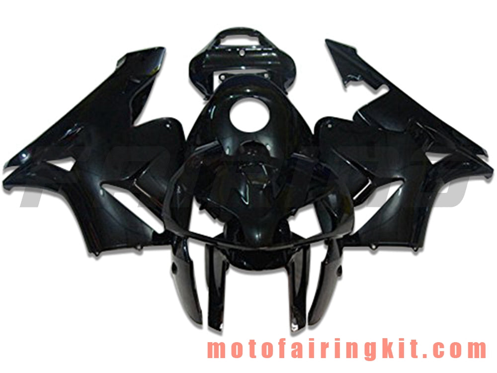 Fairing Kits Fit for CBR600RR 2005 2006 CBR600 RR 05 06 Plastic ABS Injection Mold Complete Motorcycle Body Aftermarket Bodywork Frame (Black) B164