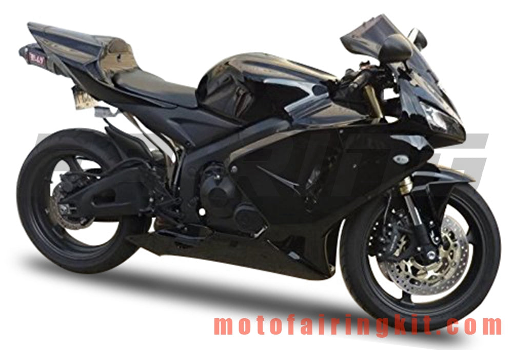 フェアリングキット CBR600RR 2005 2006 CBR600 RR 05 06 プラスチック ABS 射出成形 完全なオートバイボディ アフターマーケットボディワークフレーム (ブラック) B167